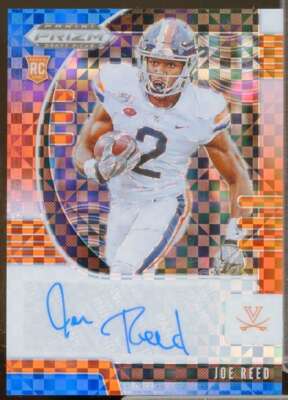 Joseph Reed Signature Joe Reed/99 2020 Panini Prizm Draft Picks Autograph Prizms Red White ...