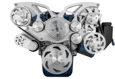 Small Block Ford 289 302 351W Serpentine Pulley Kit ALT PS All Inclusive SBF