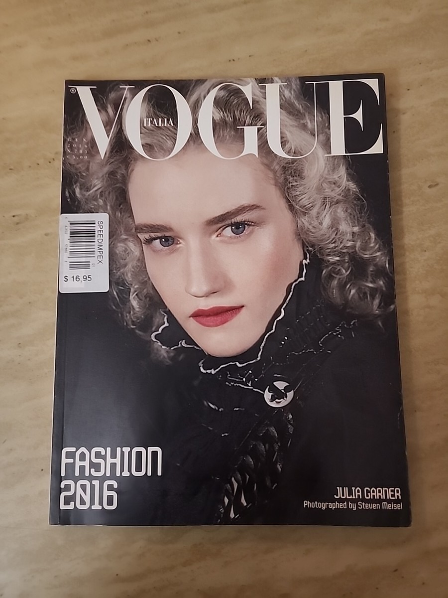 2016 JANUARY VOGUE ITALIA MAGAZINE - JULIA GARNER - HIGH END