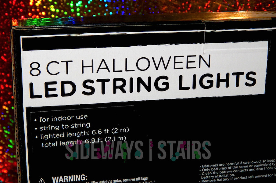BLOODY KNIFE STRING LIGHTS Sound Halloween Theme Music battery