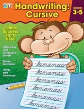 Carson Dellosa Grades 2-5 Cursive Handwriting Workbook, Writing Book With Sight 