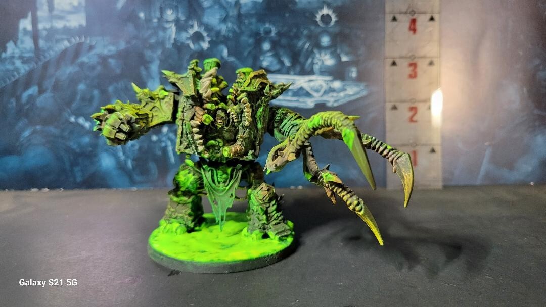 for warhammer 40k death guard 60mm helbrute chaos painted