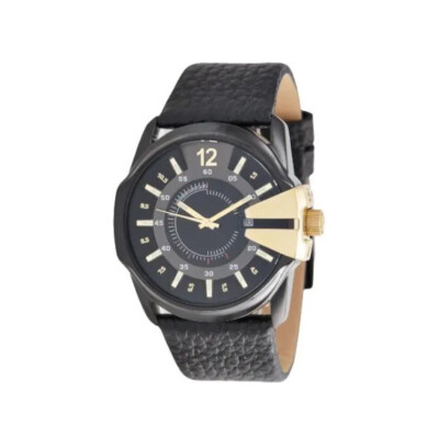 Diesel analog Armbanduhr/ Herrenuhr Master Chief in Gold & Schwarz - Markenuhr