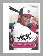 Juan Soto 2022 Topps Heritage 73PU-3 1973 Oversized Box Topper