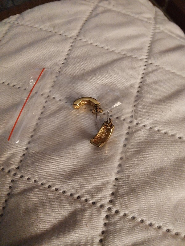 stud earrings for women Gold Tone