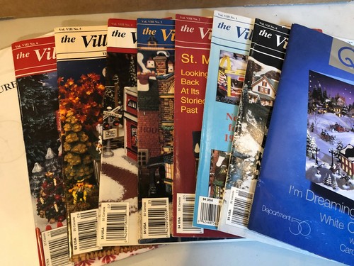 the VIllage Chronicle The magazine for Department 56 Collections Lot of 9 #2310 - Foto 3 di 4