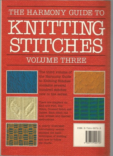 Knitting Stitches Vol 3 Slip Stitch Textures Cross Stitch Patterns Cable P32 - Picture 11 of 11
