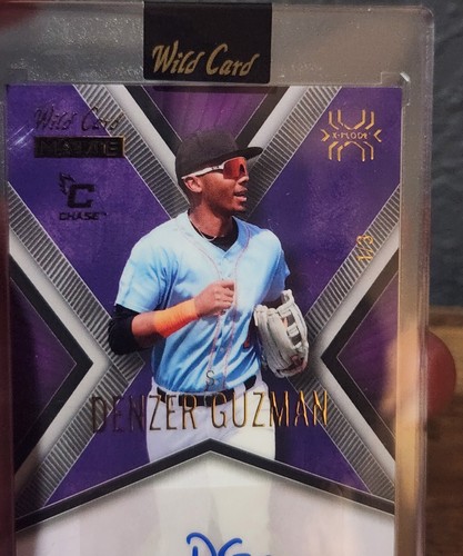 2024 Wild Card Matte Premium Prospect Xplode Warrior Auto #1/3 Denzer Guzman - Picture 3 of 3