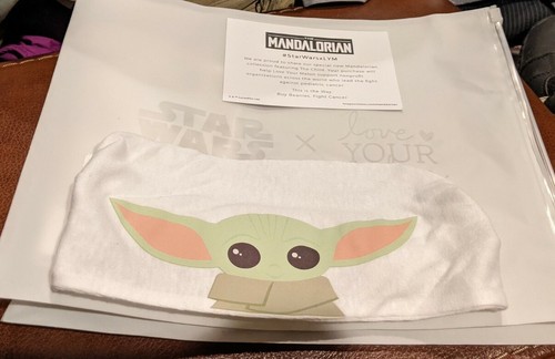 Love Your Melon Baby Yoda Grogu Star War Disney Headband White Workout Women Hat