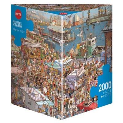 Fresh Fish! 2000 Piece Jigsaw Puzzle Heye New | eBay