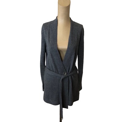 Repeat Cashmere Gray Cardigan Sweater Size Small/38