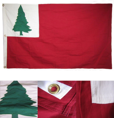 3X5 Embroidered Sewn 3rd New England 100% Cotton 3'x5' Flag 3 Grommets