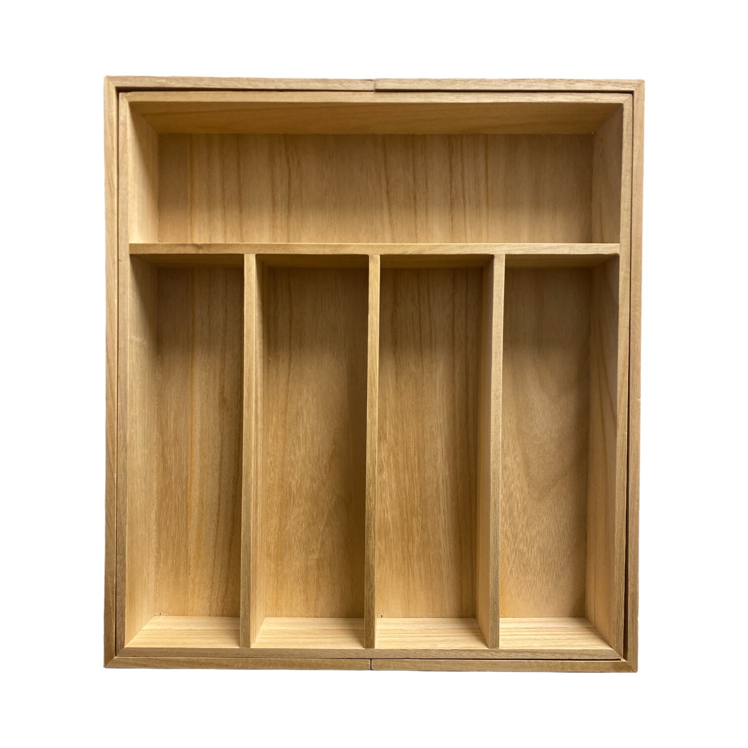 Выдвижной поднос для столовых приборов IDesign из дерева Павловния, 15 x 12