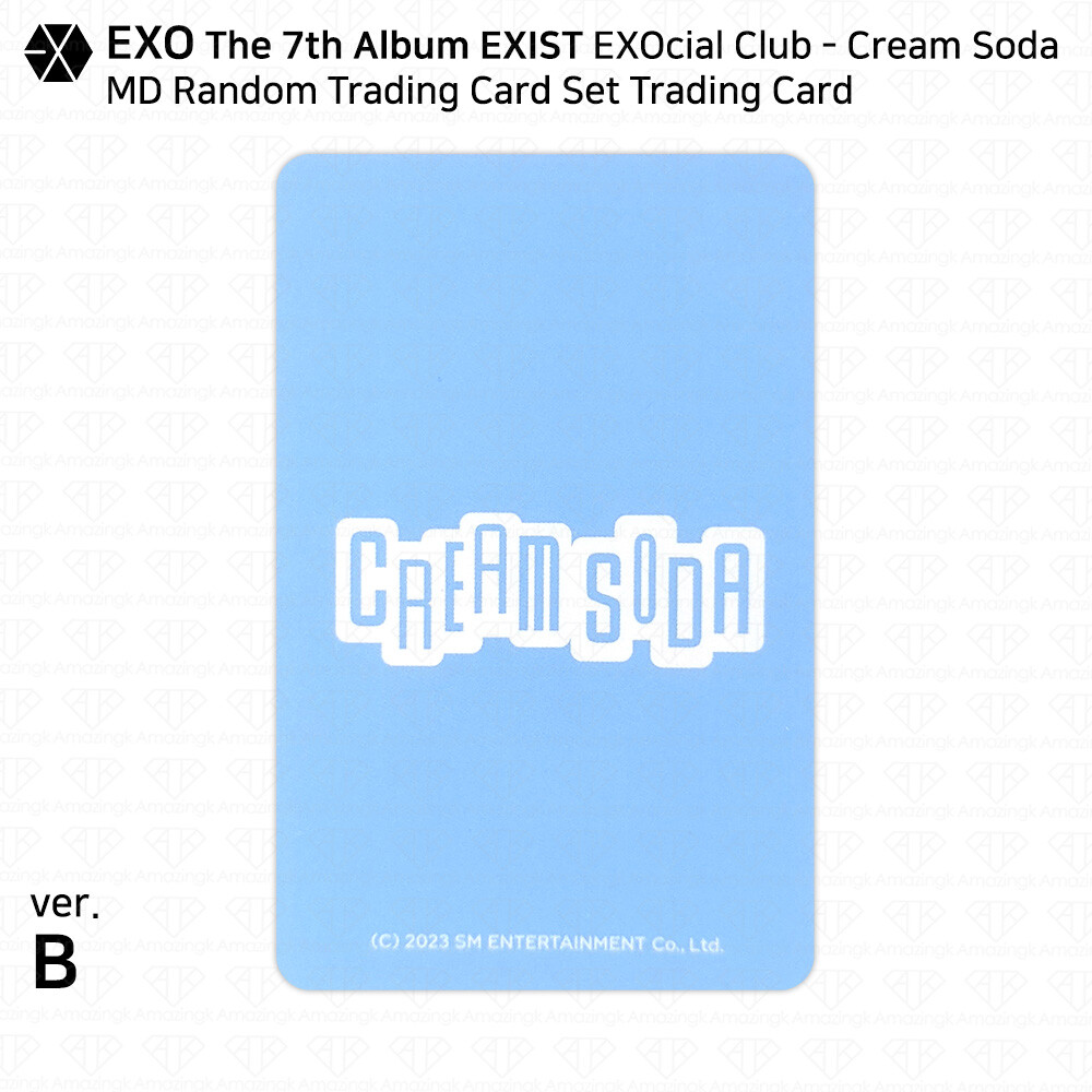 EXO 7th Album EXIST EXOcial Club Cream Soda MD Random