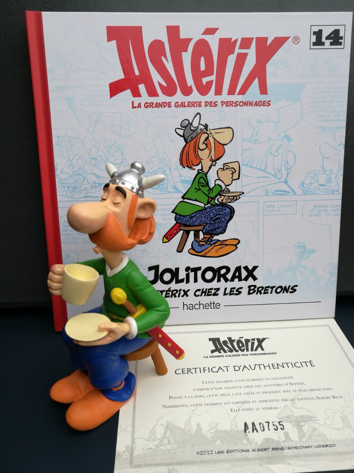 Astérix & Attakus & Uderzo-Sculpture, Olibrius - Coffret & Certificat