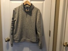 Tommy Hilfiger 1/4 Zip Sweater Boys XL 20 Gray Pullover Sweatshirt Casual