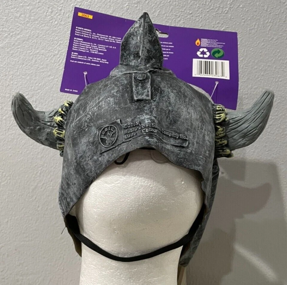 Scary Halloween Mask (Skull Warriors Barbarian), One Size Adult, BRAND NEW - Image 3 of 4