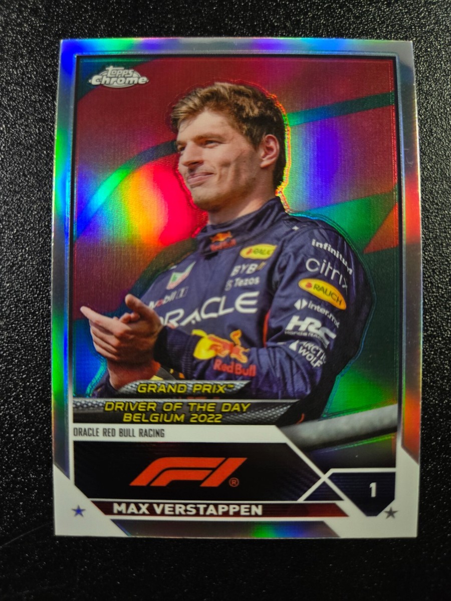 Refractor Max Verstappen 2023 Topps Chrome Formula 1 Card #179