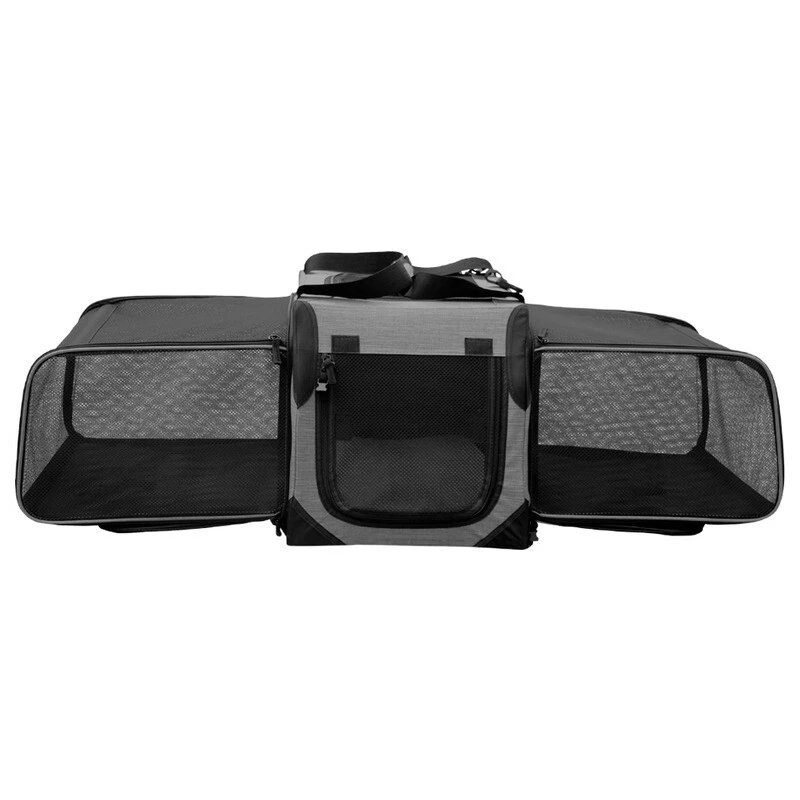 Nobby Traveller Extend grau Hundetransporttasche abwaschbar mit Utensilienfach - Bild 4 von 4