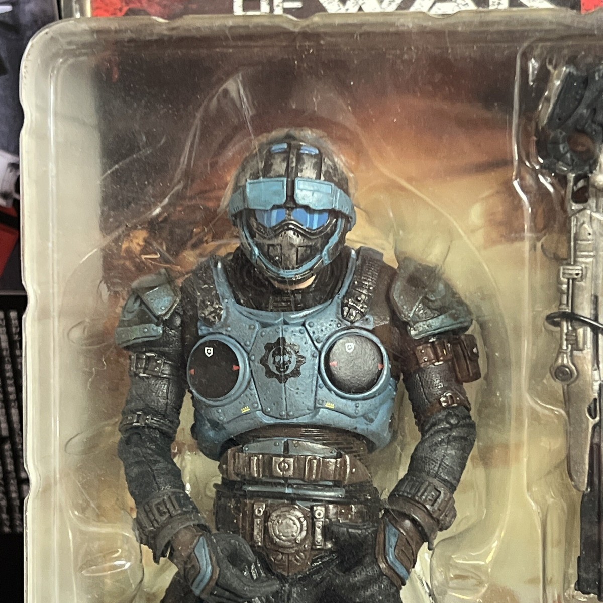 2009 NECA Toys Gears of War COG Soldier Longshot Lancer 7” Action