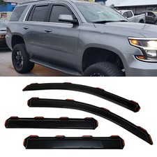 In-channel Smoke Window Visors Sun Vent Guard Fit 2015-2020 Chevy Tahoe Yukon In-channel Smoke Window Visors Sun Vent Guard Fit 2015-2020 Chevy Tahoe Yukon