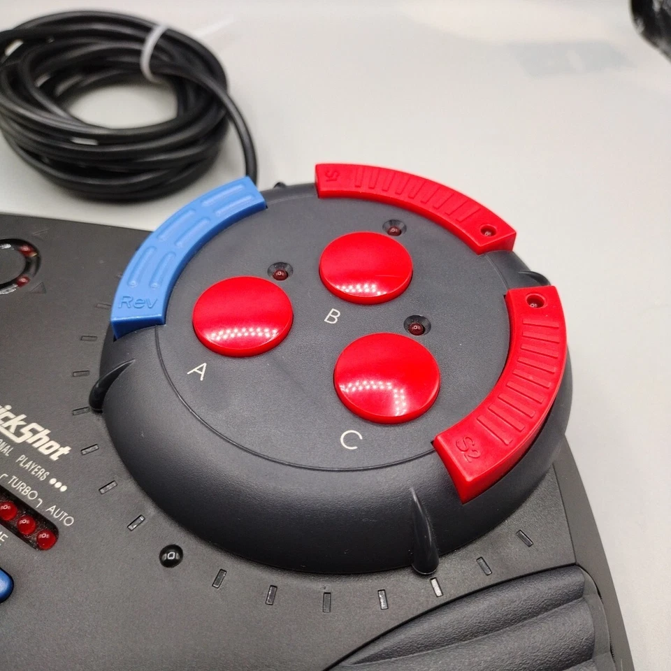 Quickshot Sega Genesis QS-185 Turbo Fightstick Arcade Joystick Controller  - Image 2 of 4