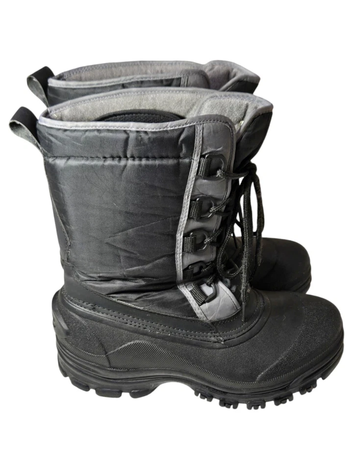 S3-Ozark Trail Bode 5 Mens Size 9 Winter Snow Boots Black & Gray Insulated - Image 4 of 4
