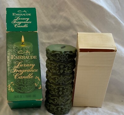 Vintage unused COTY Emeraude Candle  Perfume Scented