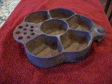 Vintage Blacksmith Cobbler Cast Iron Nail Caddy 