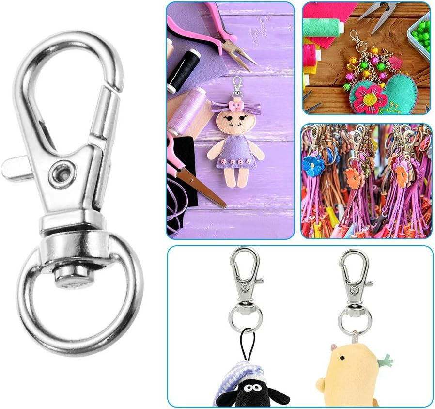 20Pcs Swivel Snap Hook Set,Stainless Steel Swivel Snap Hooks with Durable Metal 