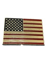 USA Country American National Flag Metal Belt Buckle  