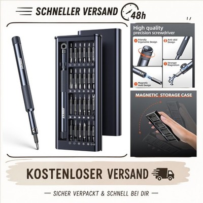 JOREST 52 in 1 Feinmechaniker Schraubendreher Set Präzisionswerkzeug für