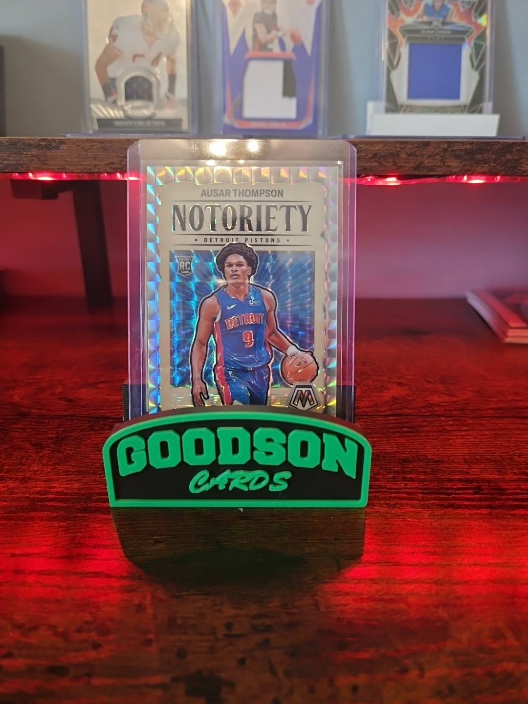 Ausar Thompson 2023-24 Panini Mosaic Notoriety Mosaic Prizm RC #1