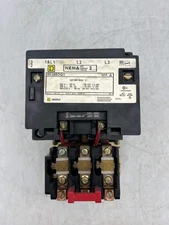 Square D 8536SDG1V03 Size 2 Starter w/ 220/240V Coil (Used)