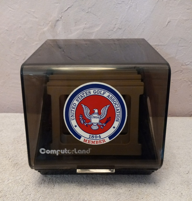 VINTAGE Floppy Disk Storage Case Box Computerland