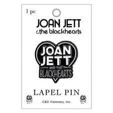 JOAN JETT AND THE BLACKHEARTS - ENAMEL LAPEL/HAT PIN - BRAND NEW - LAP-0277