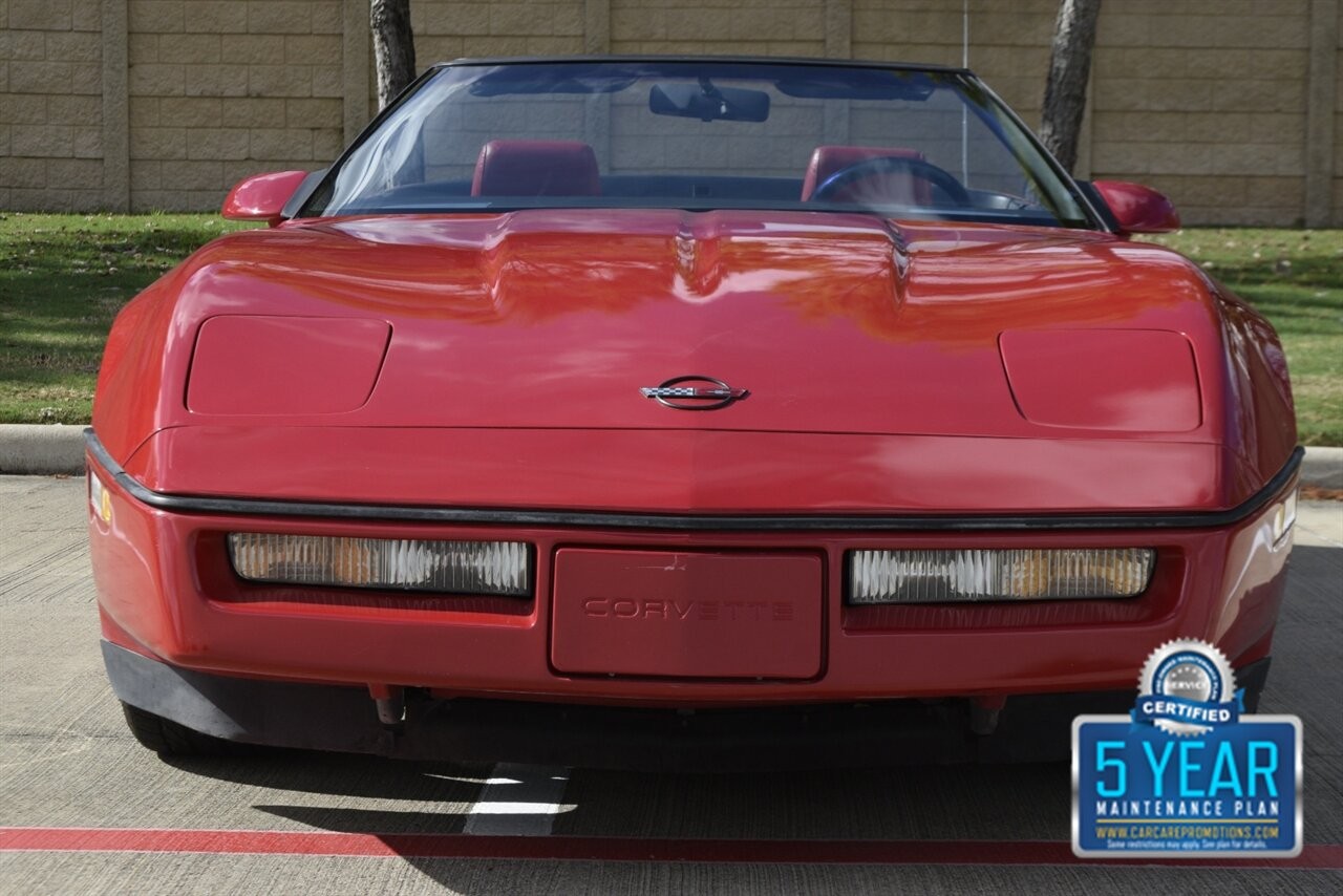1987 Red Chevrolet Corvette   | C4 Corvette Photo 3
