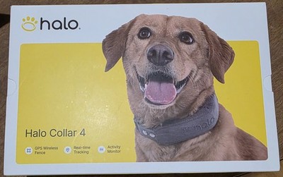 Halo Collar 4 GPS Wireless Dog Collar Monitoring Real Time - GRAPHITE Color NiB