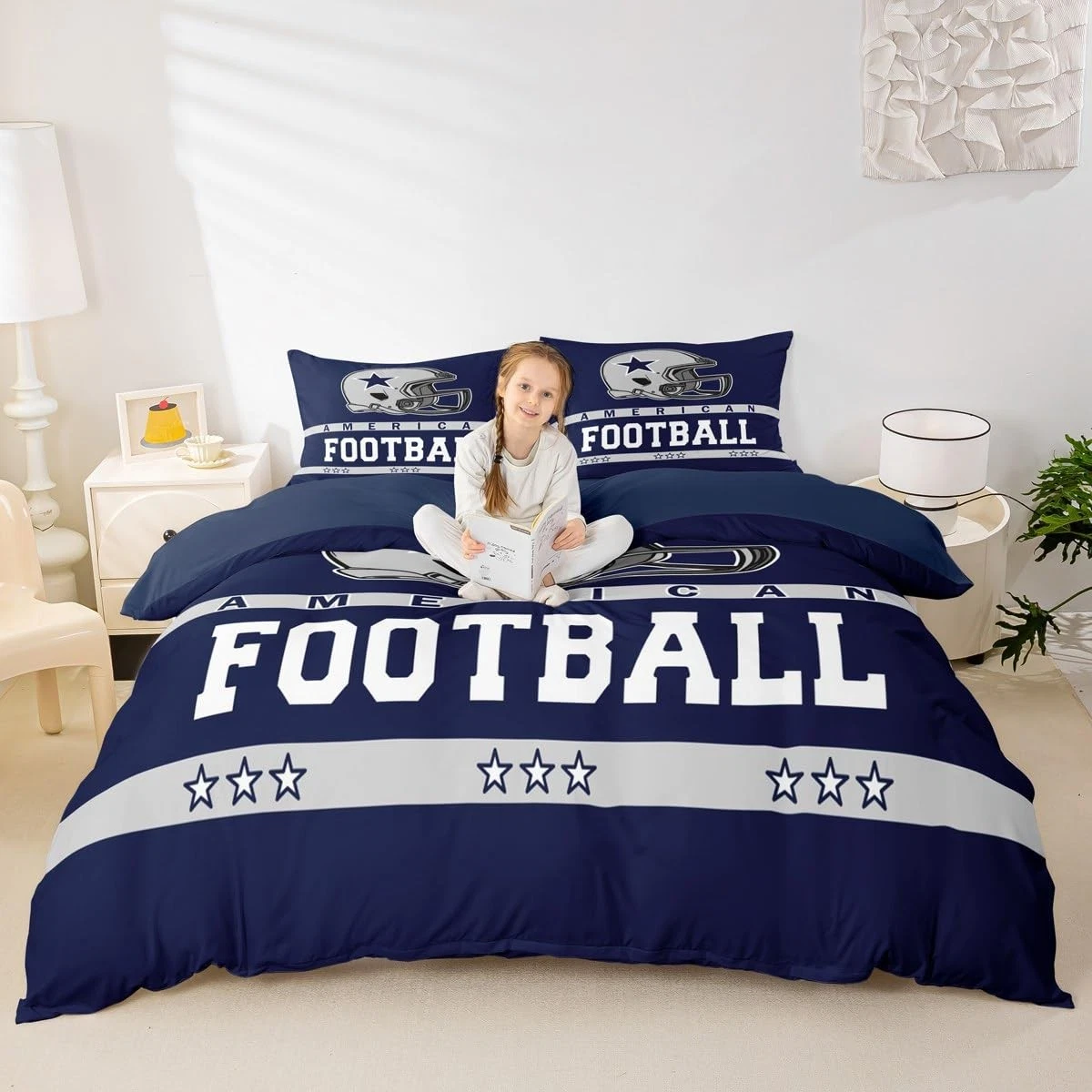 American Football Boys Bedding Set