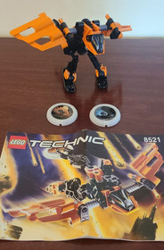 8 LEGO Technic Throwbots 8500 8501 8502 8503 8504 8505  8521 8522 w/Instructions