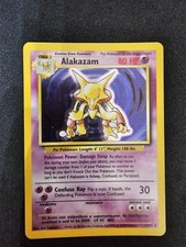 Pokémon TCG Alakazam Base Set 1/102 Holo 1999-2000 Wizards Base Set MP on eBay