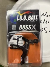 T.R.U. Ball Boss x 3-Finger Bow Release Black, TruBall TBX3-BK
