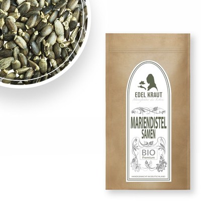 1000g BIO Mariendistelsamen | EDEL KRAUT Premium Milk Thistle Seed Organic