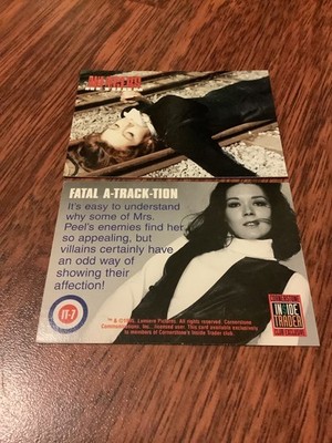 THE AVENGERS RETURN PROMO CARD IT-7 INSIDE TRADER EXCLUSIVE 1995 CORNERSTONE