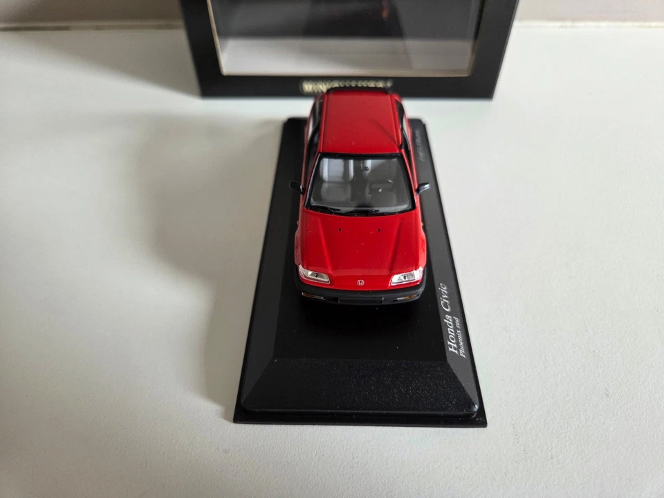 Minichamps 1/43 Honda Civic - Rosso - 1990 - 400161501 - Immagine 2 di 4
