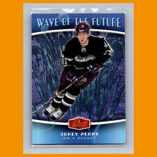 Corey Perry #WF21 2006-07 Flair Showcase Wave of the Future Anaheim Ducks Hockey