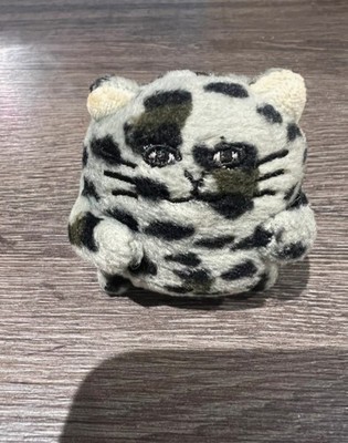 Vintage Jellycat Tischtennis Kätzchen Leopard Grau Katze Stofftier Neu