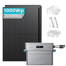 1000W Balkonkraftwerk mit Speicher 1,92kWh, Zendure SolarFlow 800 Pro 2 Set