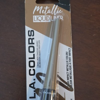 L.A. COLORS Metallic Liquid Eyeliner Metallic Gray CBLE618