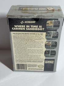 Nintendo NES Where In Time Is Carmen Sandiego Vintage 1991 NEW Factory Sealed